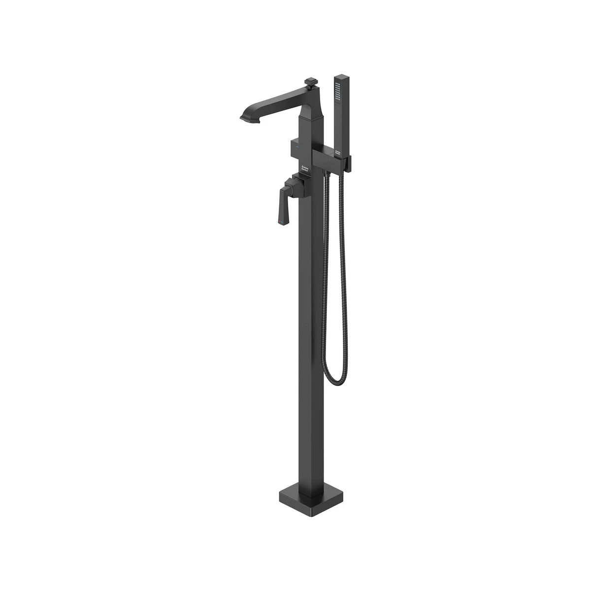 Town Square® S Freestanding Bathtub Faucet With Lever Handle for Flash® Rough-In Valve // MATTE BLACK // 168727_TownSquareS_SiloLeft_T455951.243_0002_Jan2023_0_CDNwebp_183e5b29-7738-4516-9c16-22fa11e8deec.webp