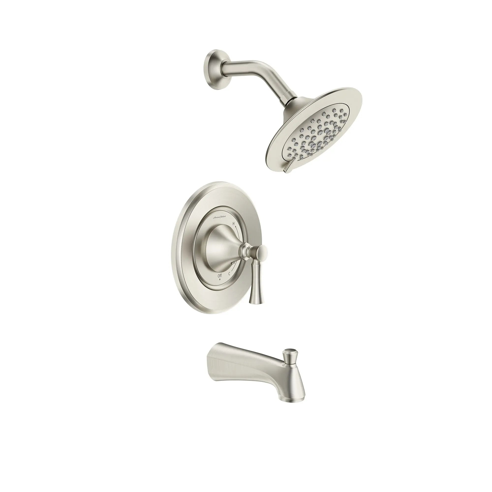 Chancellor® 1.8 gpm/6.8 L/min Tub and Shower Trim Kit With Ceramic Disc Valve Cartridge and Lever Handle // BRUSHED NICKEL // 168779_7022502.295_0_CDNwebp.webp