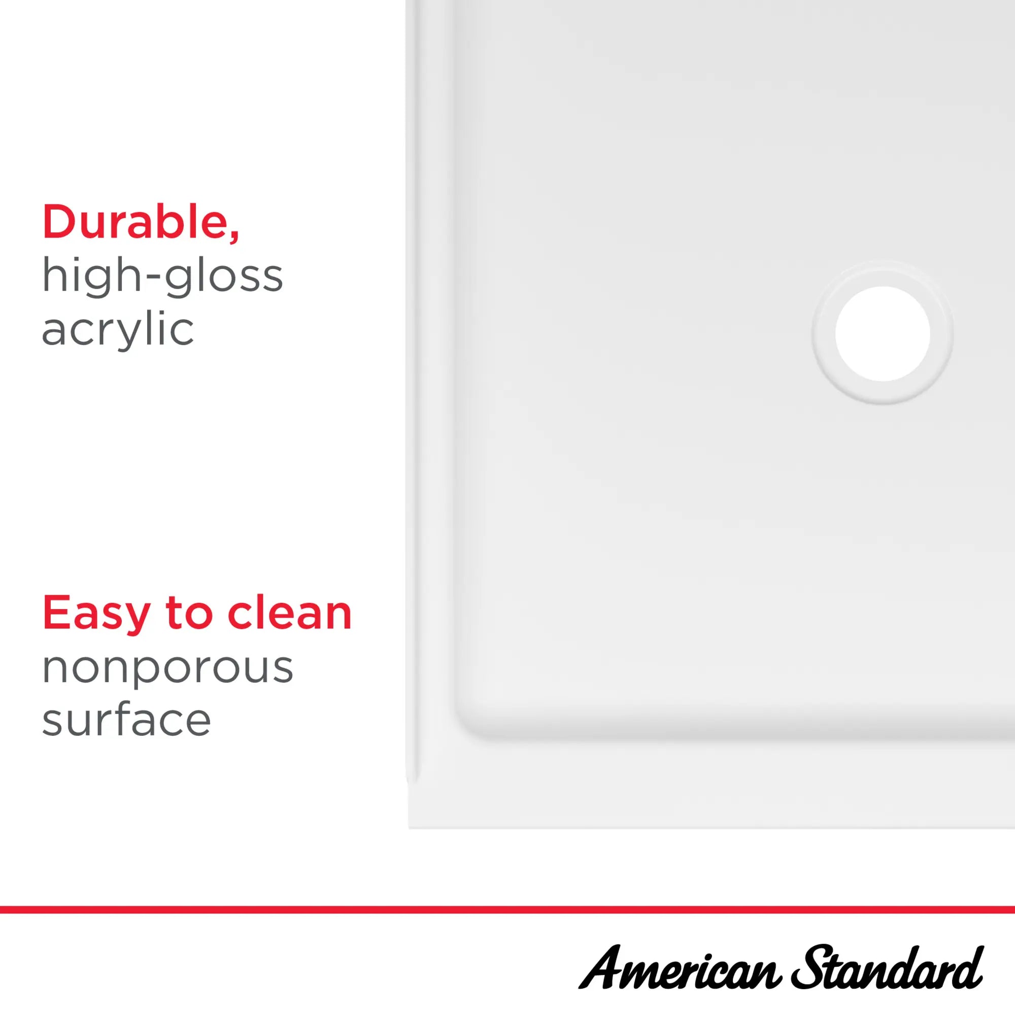 New Mainstream 32in Alcove Shower Base // ARCTIC // 168787_AS_Mainstream_Lowe_s_Shower_Base_A8023-CO.011_Info_3_0_CDNwebp.webp