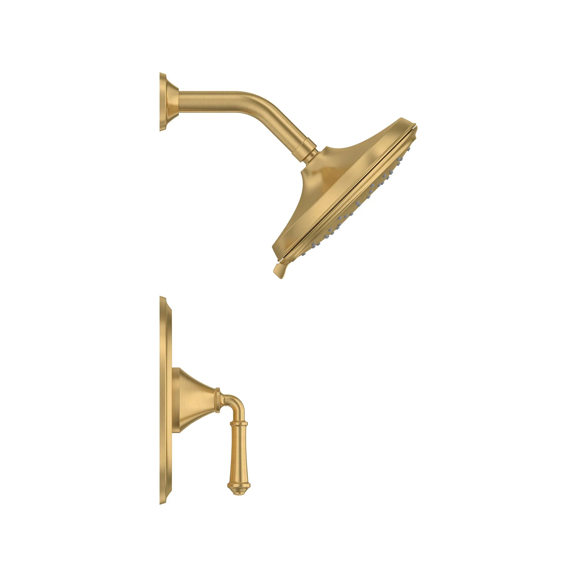 Delancey® 1.8 gpm/6.8 L/min Shower Trim Kit With Water-Saving 4-Function Showerhead and Lever Handle // SHOWER / BRUSHED COOL SUNRISE // 168815_TownSquareS_SiloSide_TU052507.GN0_0001_Apr2023_0_CDNwebp.webp