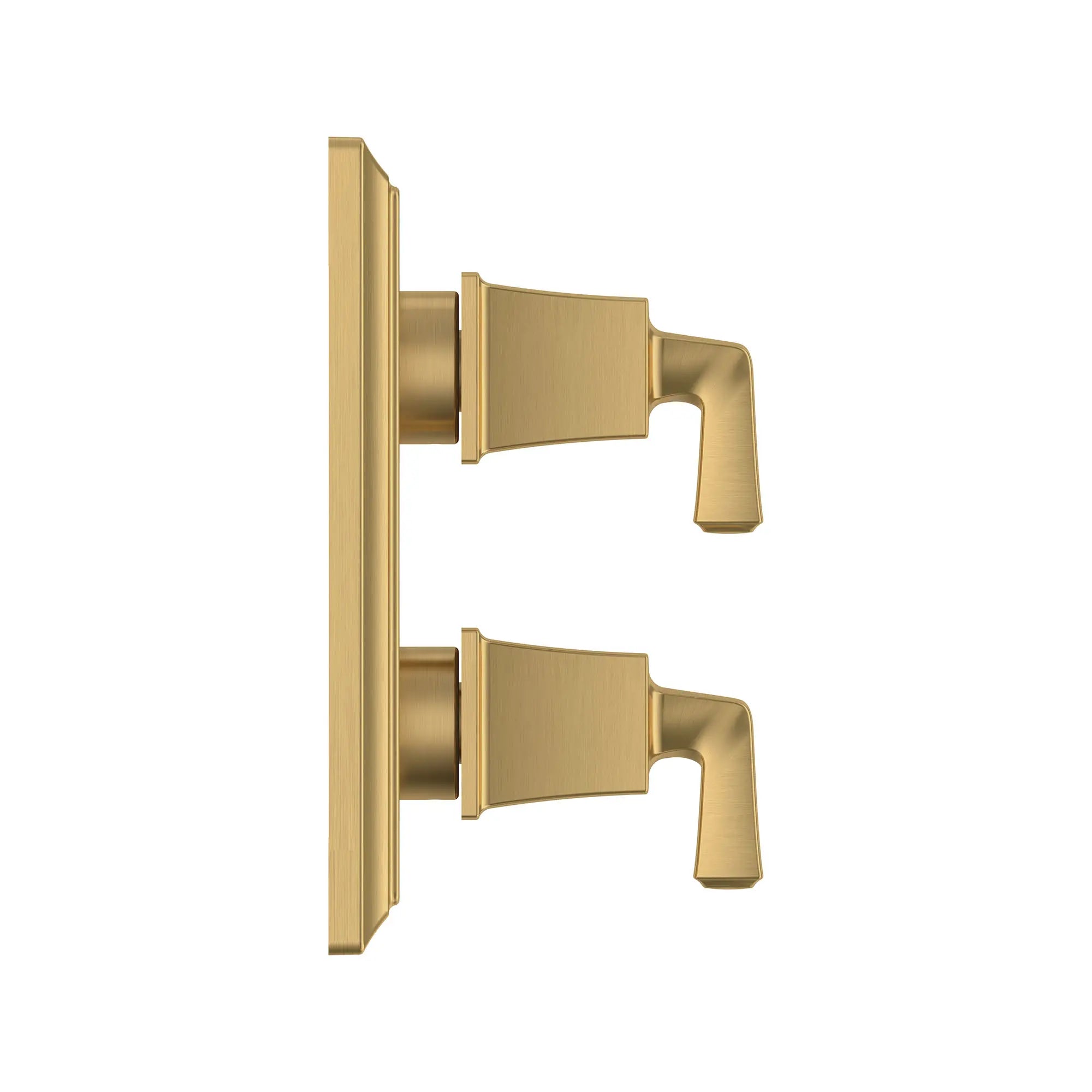 Town Square® S 2-Handle Integrated Shower Diverter Trim Only // BRUSHED COOL SUNRISE // 168817_TownSquareS_SiloSide_TU455740.GN0_0005_Apr2023_0_CDNwebp.webp