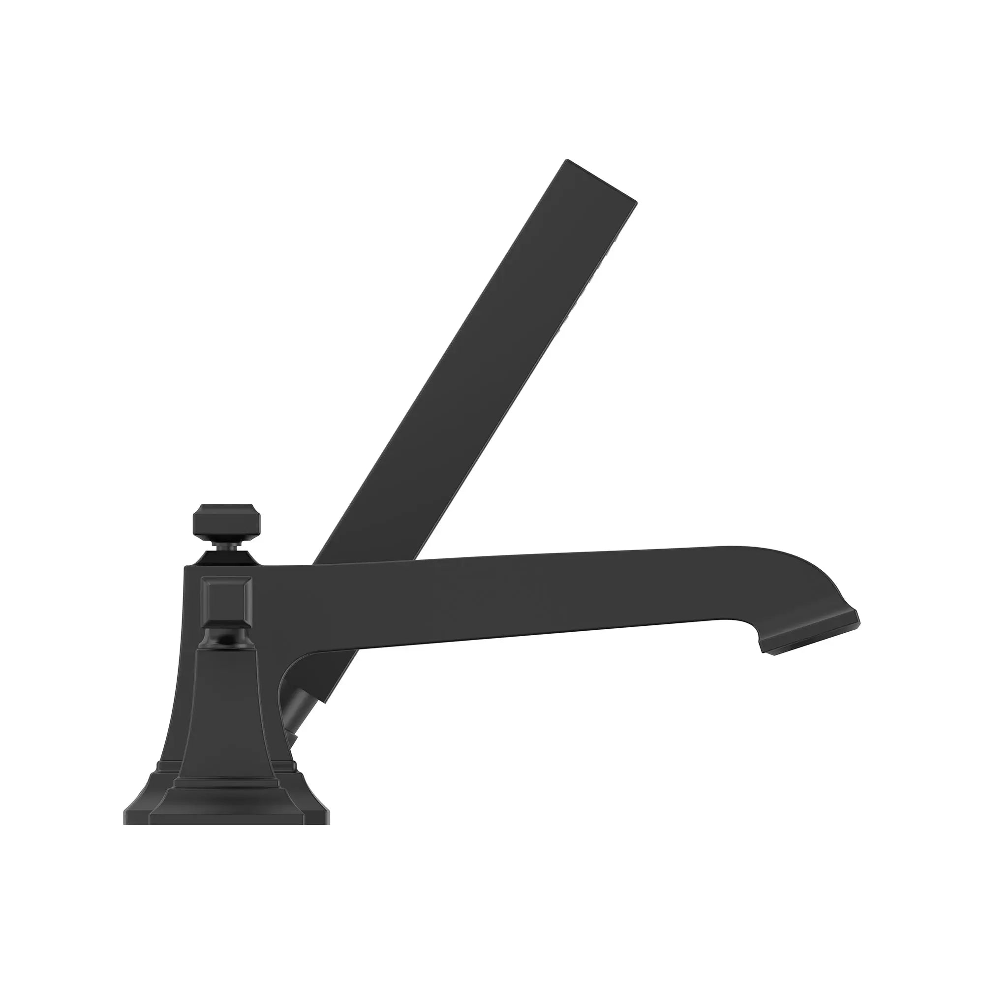 Town Square® S Bathub Faucet With Lever Handles and Personal Shower for Flash® Rough-in Valve // MATTE BLACK // 168843_TownSquareS_SiloSide_T455901.243_0003_Apr2023_0_CDNwebp.webp