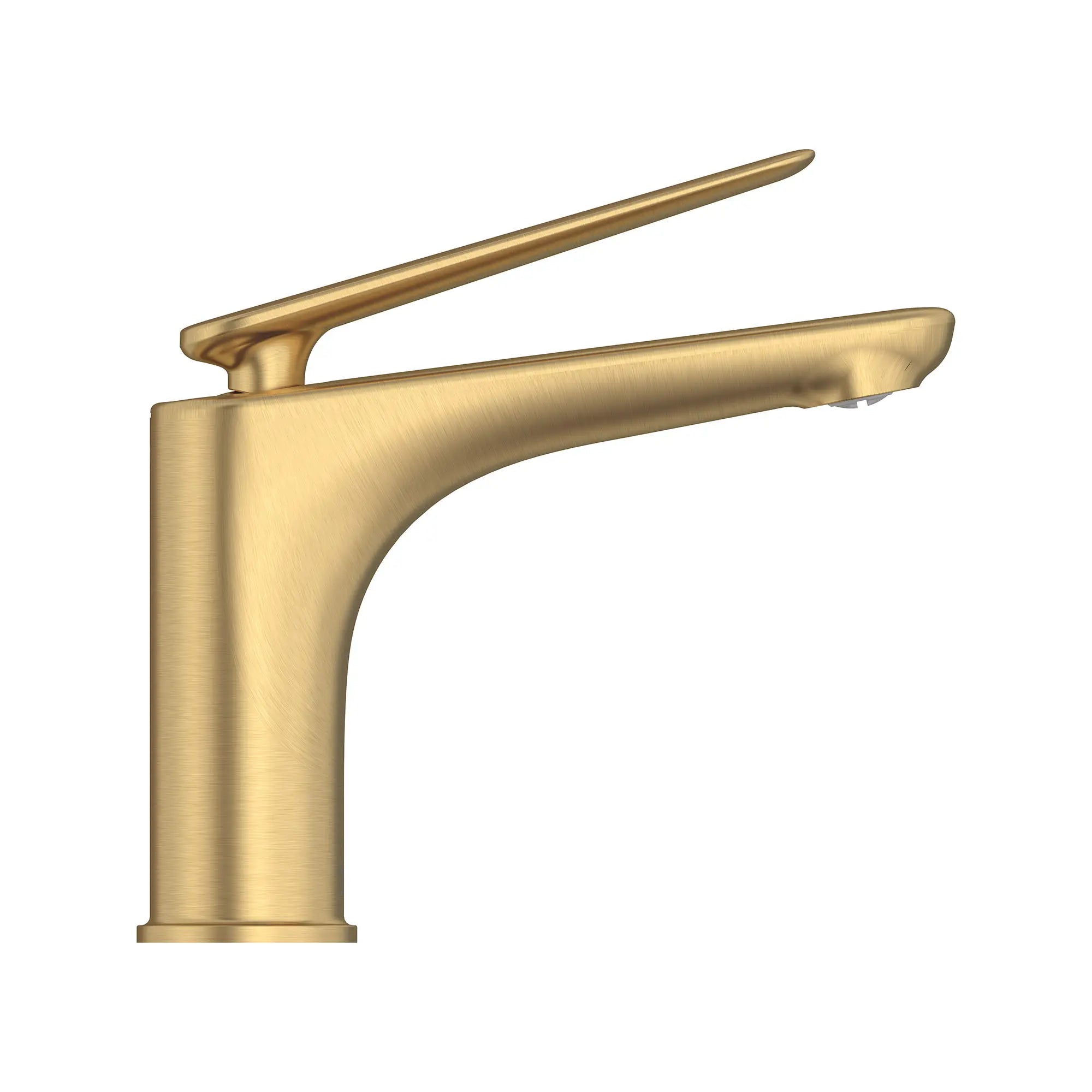 Studio® S Single Hole Single-Handle Bathroom Faucet 1.2 gpm/ 4.5 L/min With Lever Handle // BRUSHED COOL SUNRISE // 168845_StudioS_SiloSide_7105121.GN0_0001_Apr2023_0_CDNwebp.webp