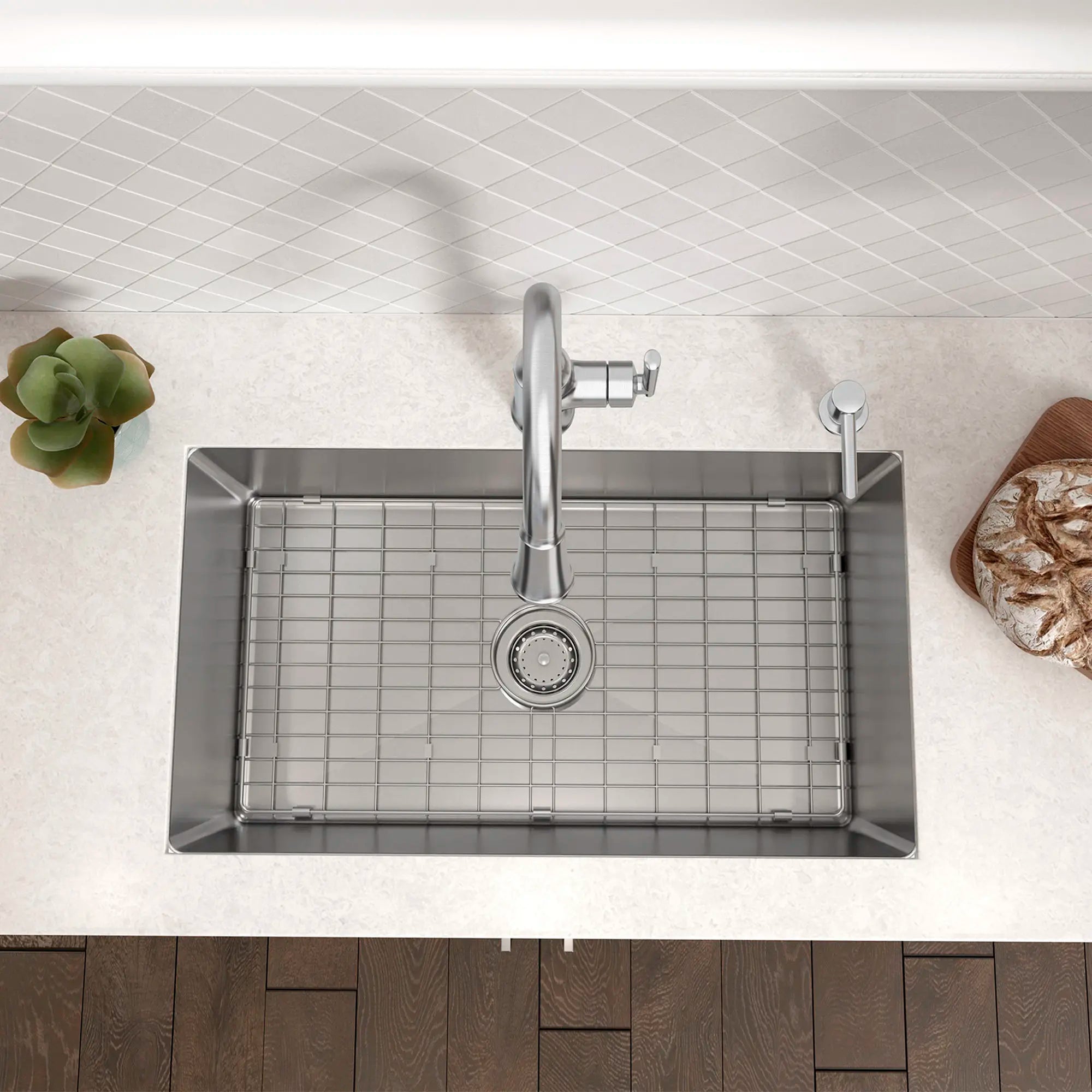 Raviv® Single-Handle Pull-Down Kitchen Faucet // STAINLESS STEEL // 168983_Raviv_Environment_7421300.075_0006_Apr2023_0_CDNwebp_cd7db5f7-bd2e-4d63-90d0-c3feb3a9c495.webp