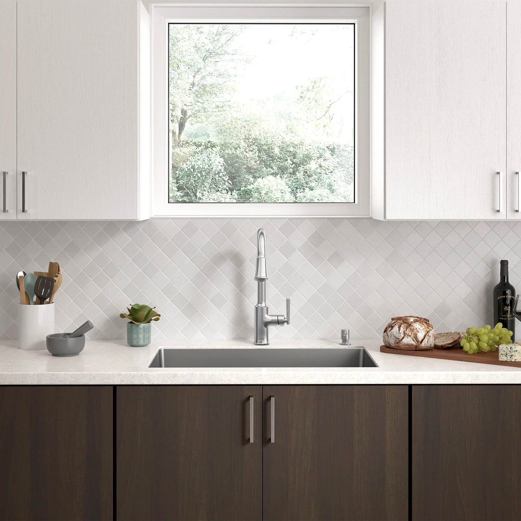 Raviv® Single-Handle Pull-Down Kitchen Faucet // STAINLESS STEEL // 168985_Raviv_Environment_7421300.075_0005_Apr2023_0_CDNwebp_d2c50d1d-5a5b-49d6-939b-4c5b3cc93b4f.webp