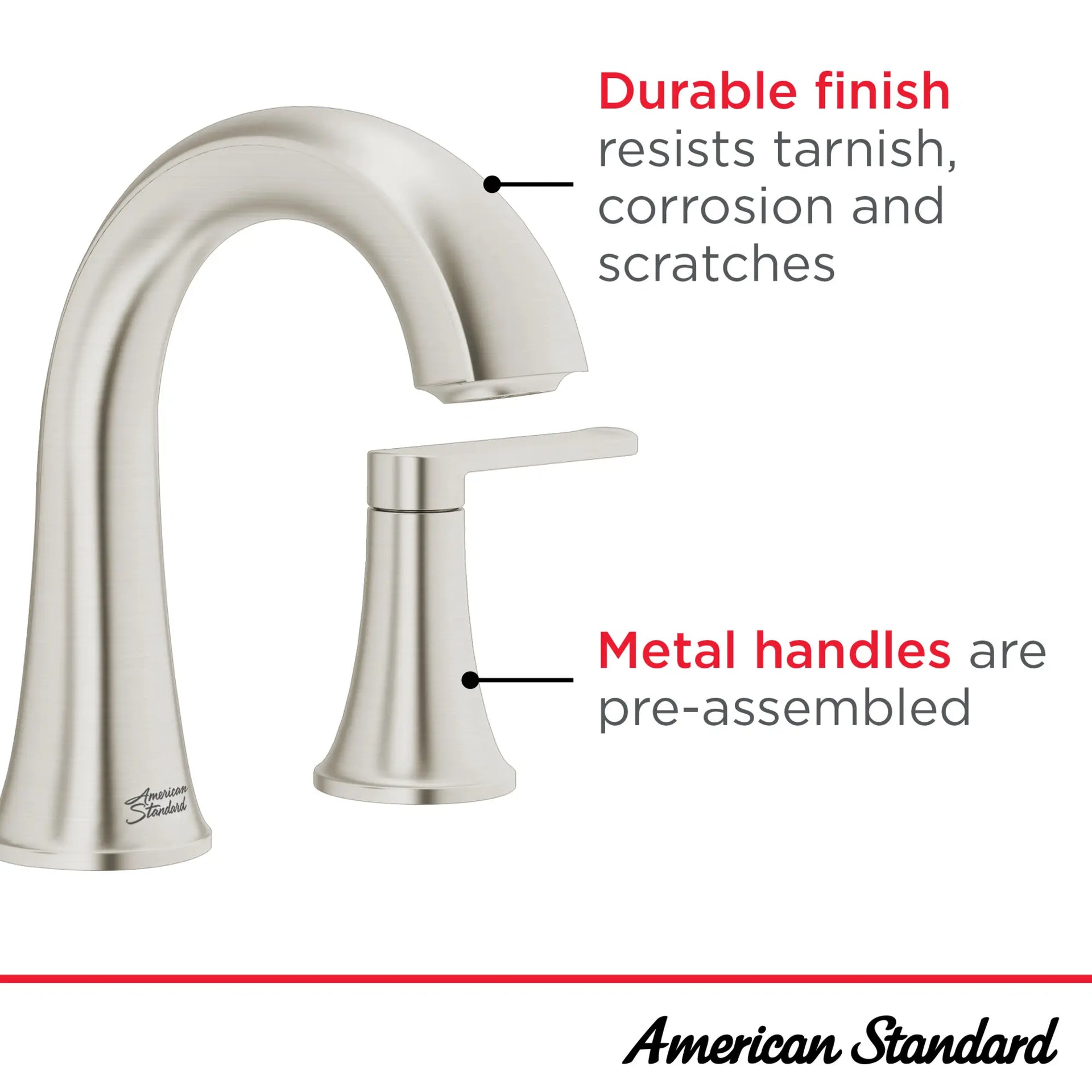 CALLAHAM ( カラハム ) / American Standard Corsham 8-Inch Widespread 2-Handle Bathroom Faucet 1.2 gpm/4.5 L/min w