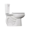 [250AB104.020] Colony®3 Two-Piece 1.28 gpf/4.8 Lpf Chair-Height Elongated 10-Inch Rough Toilet Less Seat - White