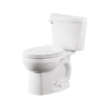 [250DB104.020] Colony®3 Two-Piece 1.28 gpf/4.8 Lpf Round-Front 10-Inch Rough Toilet Less Seat - White