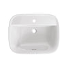 [1642001.020] Aspirations Above Counter Sink Center Hole Only - White