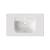 [1806001.020] Aspirations Vanity Top Center Hole Only - White