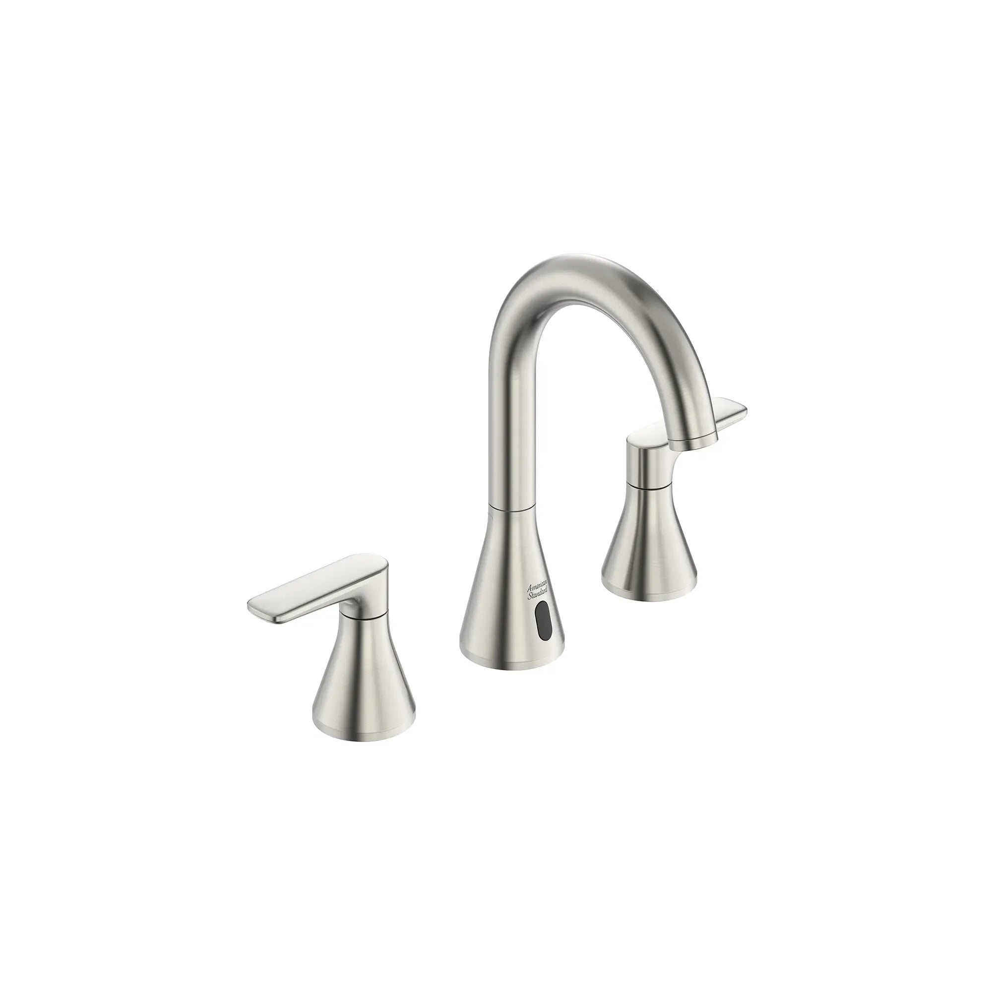 Aspirations 8-Inch Touchless Widespread Bathroom Faucet 1.2 gpm/4.5 L/min With Lever Handles // BRUSHED NICKEL // 169248_Aspirations_SiloRight_7061857.295_0001_Jun2023_0_CDNwebp_b2eedf8e-8e34-4de2-bdca-cee112030a4c.webp
