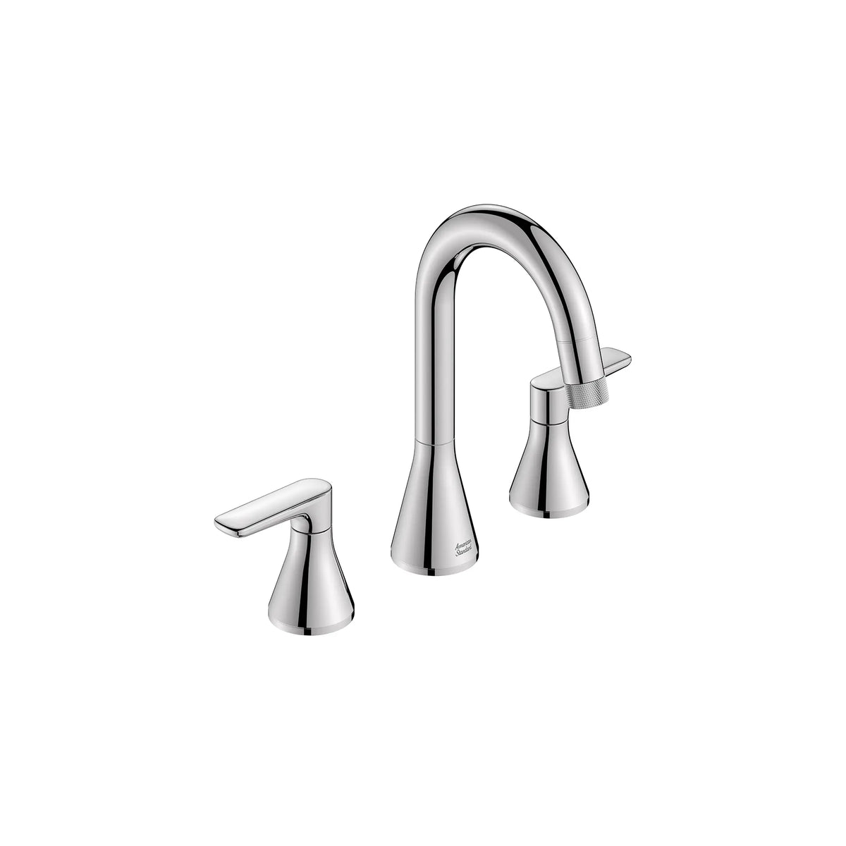 Aspirations 8-Inch Widespread 2-Handle Pull-Down Bathroom Faucet 1.2 gpm/4.5 L/min With Lever Handles // POLISHED CHROME // 169255_Aspirations_SiloRight_7061821.002_0001_Jun2023_0_CDNwebp_0867ffc1-438c-4ed4-97da-c273e0667efb.webp