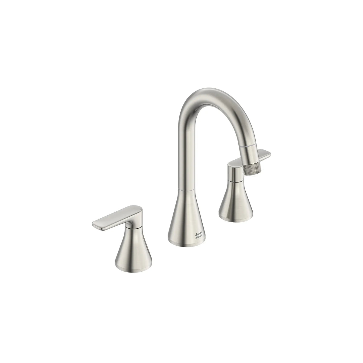 Aspirations 8-Inch Widespread 2-Handle Pull-Down Bathroom Faucet 1.2 gpm/4.5 L/min With Lever Handles // BRUSHED NICKEL // 169257_Aspirations_SiloRight_7061821.295_0001_Jun2023_0_CDNwebp_702c7e98-6c39-48bf-bdb1-ab9851c3b57c.webp