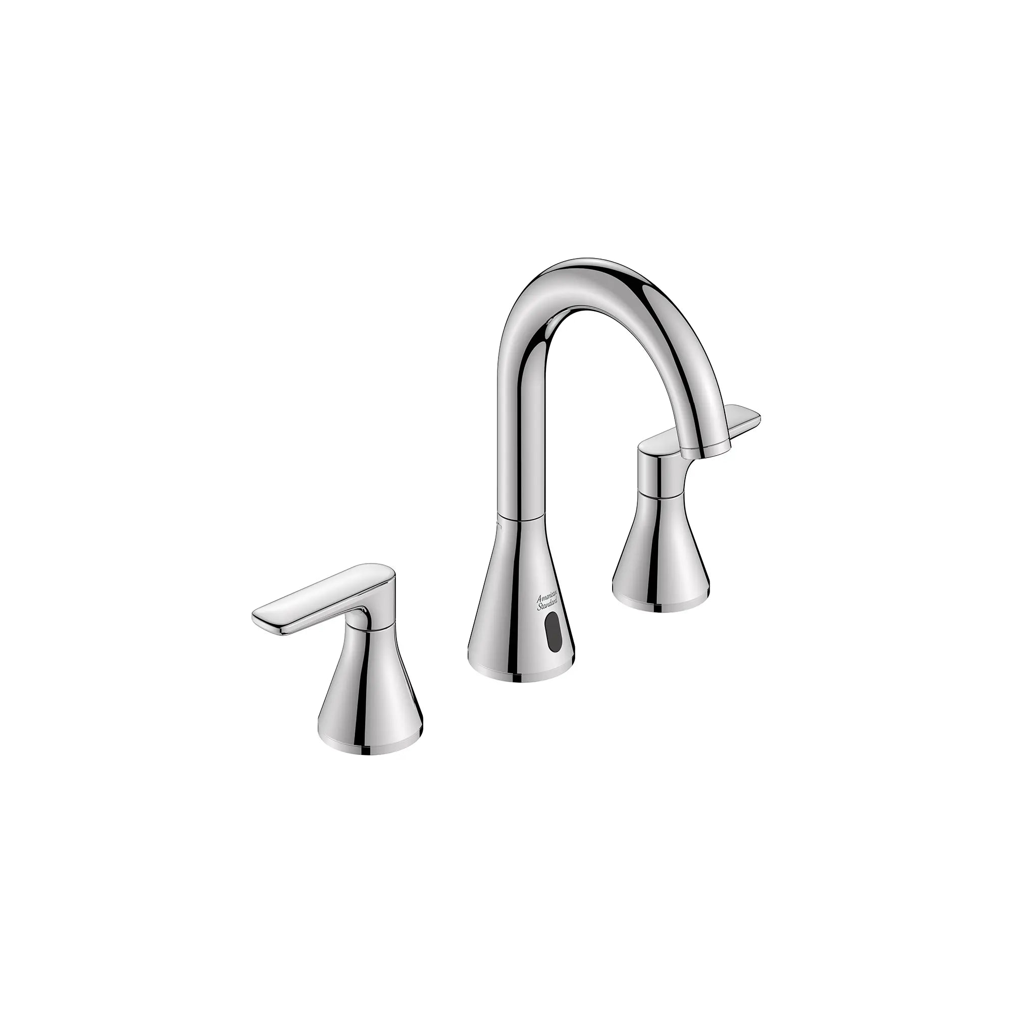 Aspirations 8-Inch Touchless Widespread Bathroom Faucet 1.2 gpm/4.5 L/min With Lever Handles // POLISHED CHROME // 169273_Aspirations_SiloRight_7061857.002_0001_Jun2023_0_CDNwebp_151aff1a-b7f3-4957-988b-9cabdd23b4a9.webp