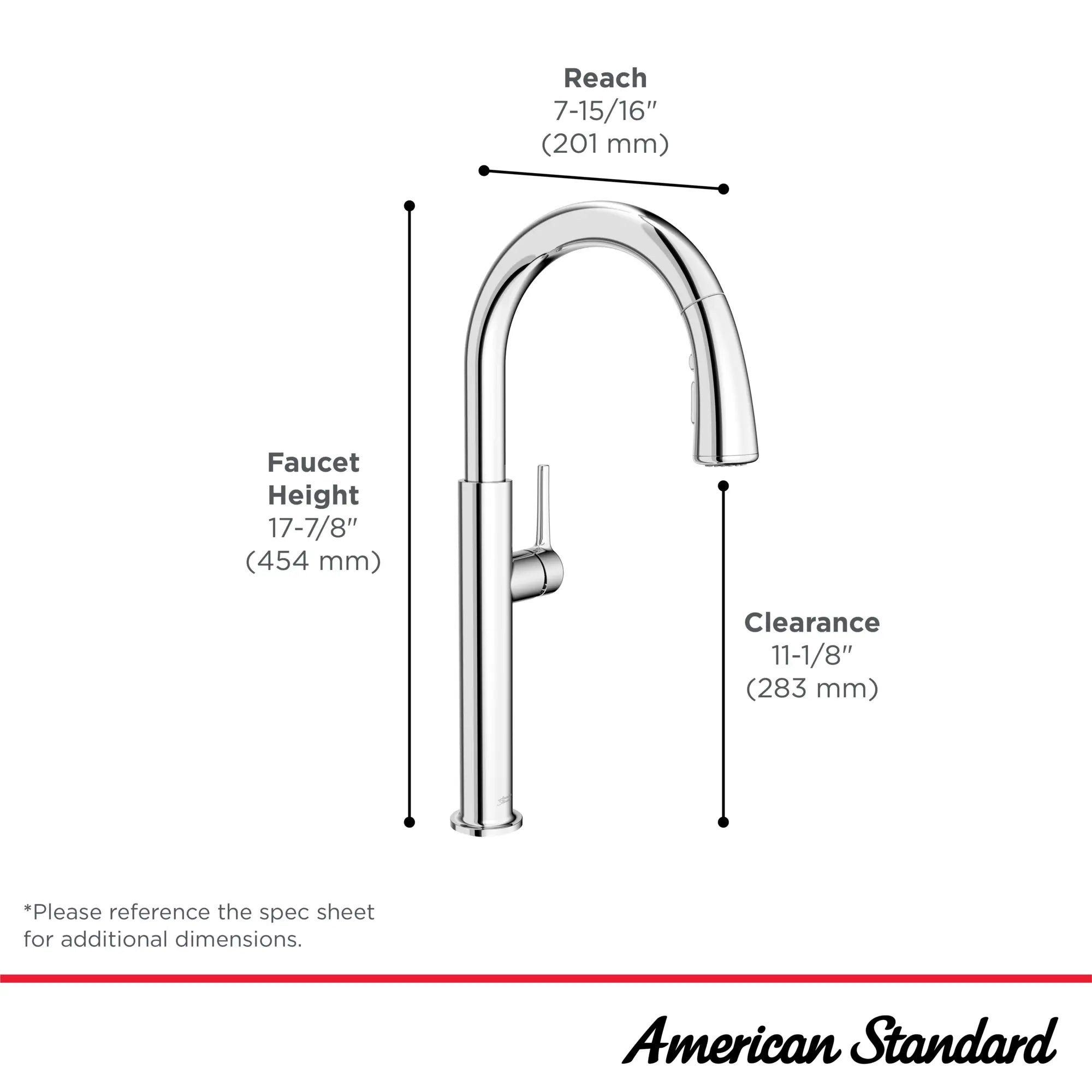 Studio® S Pull-Down Dual Spray Kitchen Faucet 1.5 gpm/5.7 L/min // POLISHED CHROME // 169319_StudioS_Infographic_4803300_0001_JUN2023_0_CDNwebp.webp