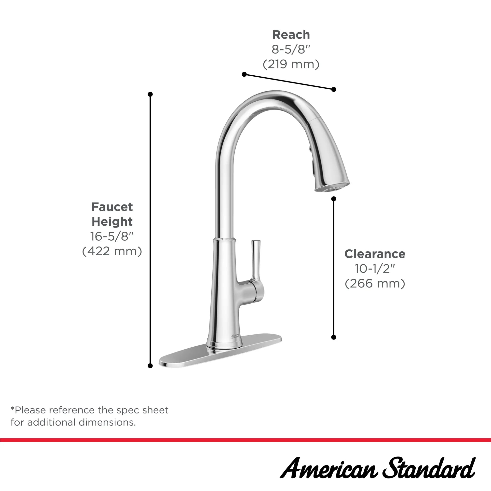 Renate Single-Handle Pull-Down Dual Spray Kitchen Faucet 1.5 gpm/5.7 Lpm // POLISHED CHROME // 169325_Renate_Infographic_9319310_0001_JUN2023_0_CDNwebp.webp