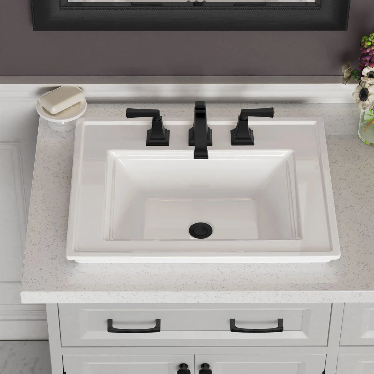 Town Square® S 8-Inch Widespread 2-Handle Bathroom Faucet 1.2 gpm/4.5 L/min With Lever Handles // MATTE BLACK // 169440_TownSquareS_Environment_7455801.243_0001_Jul2023_0_CDNwebp_0a0d4833-9737-4c92-ae14-5d53fa8f5368.webp