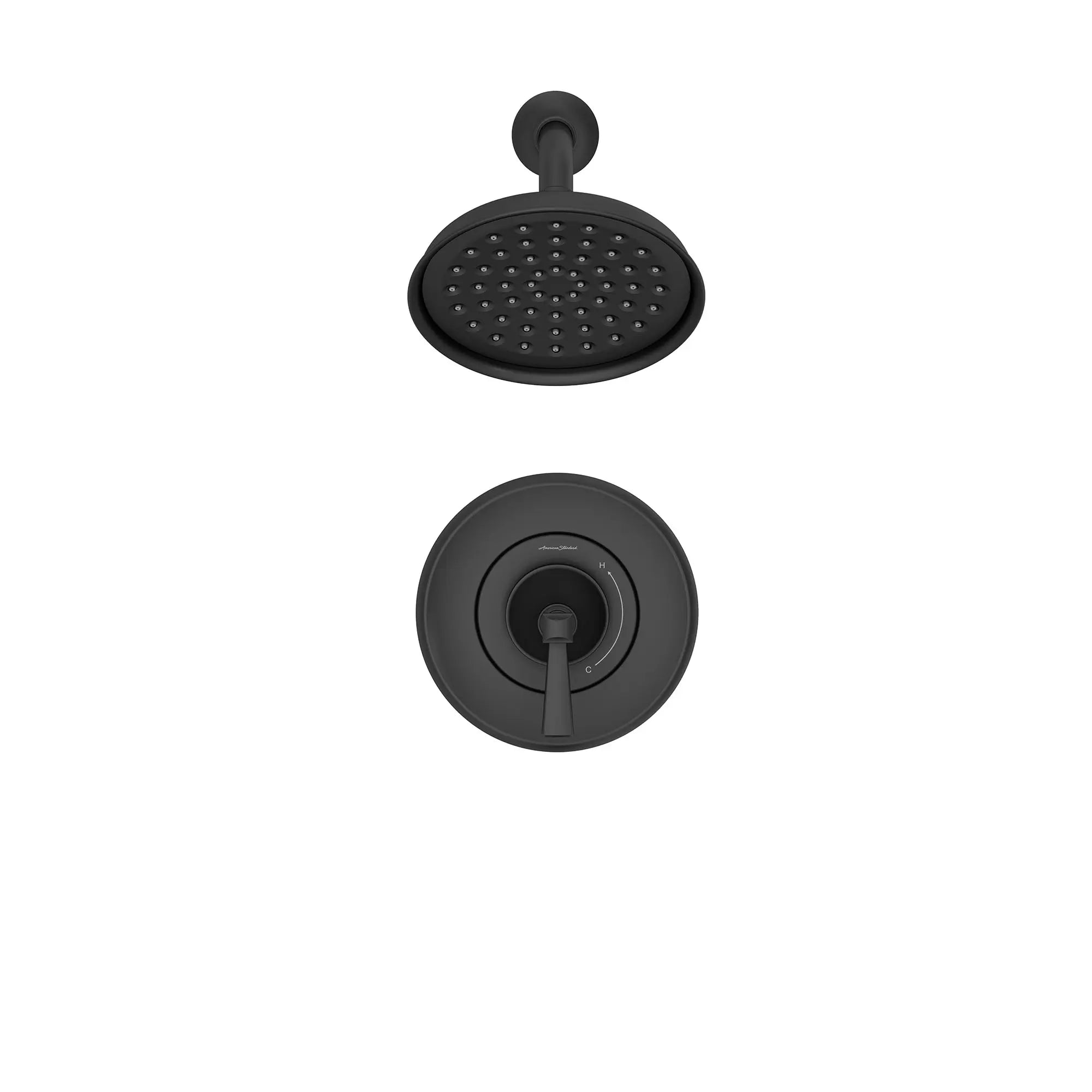 Glenmere 1.8 gpm/6.8 L/min Shower Trim Kit with Lever Handle // SHOWER / MATTE BLACK // 169450_Glenmere_SiloFront_TU617507.243_0001_Jul2023_0_CDNwebp.webp