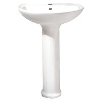 [0236111.020] Cadet Center Hole Only Pedestal Sink Top and Leg Combination - White
