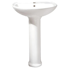 [0236111.020] Cadet Center Hole Only Pedestal Sink Top and Leg Combination - White