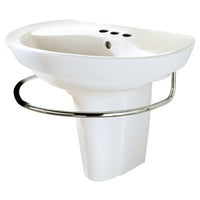 [0268444.020] Ravenna® 4-Inch Centerset Wall-Hung Sink and Semi-Pedestal Leg Combination - White