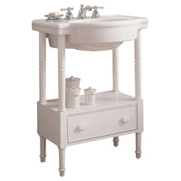 [0282008.020] Retrospect® 8-Inch Widespread Pedestal Sink Top - White