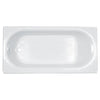 [2394202.020] Princeton® Americast® 60 x 34-Inch Integral Apron Bathtub Left-Hand Outlet With Luxury Ledge - Arctic