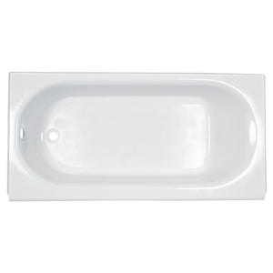 [2394202.020] Princeton® Americast® 60 x 34-Inch Integral Apron Bathtub Left-Hand Outlet With Luxury Ledge - Arctic