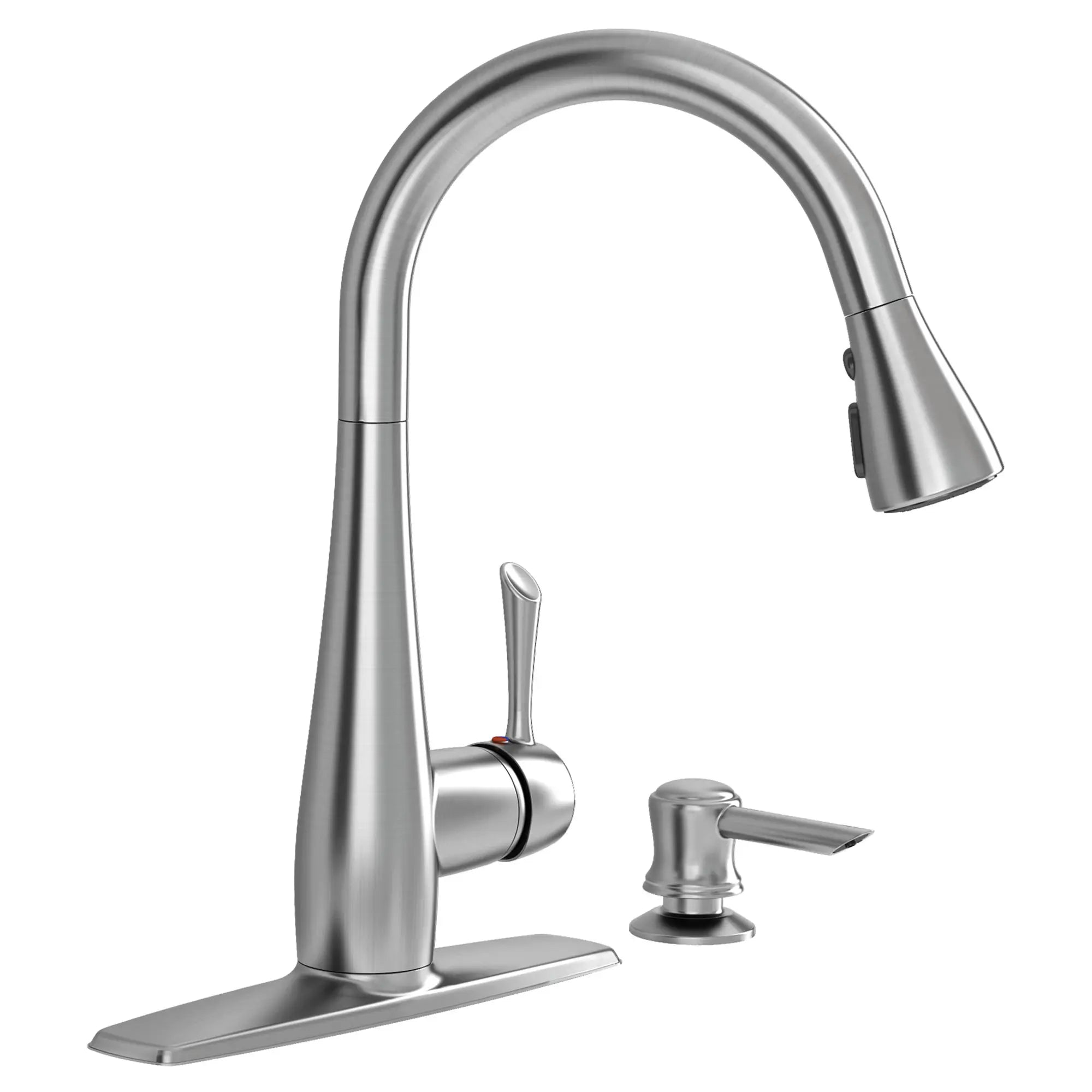 Olvera Single-Handle Pull-Down Single Spray Kitchen Faucet 1.8 GPM with Soap Dispenser // N/A // 169627_P-9092301075_0_CDNwebp.webp