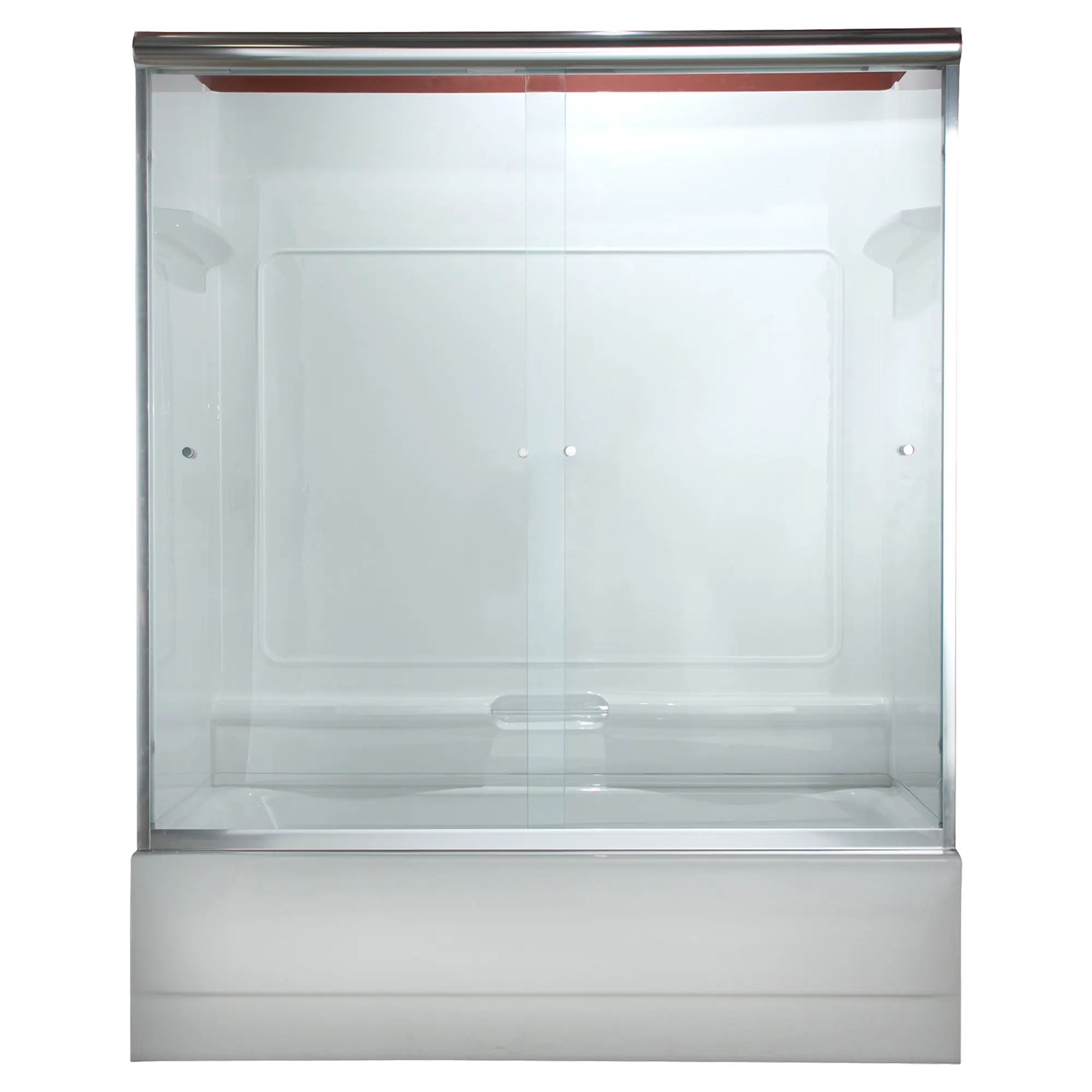 Euro 60 x 57-Inch Height Semi-Frameless Sliding Tub Door with Clear Glass // SILVER SHINE // 169640_P-AM00350400213_0_CDNwebp.webp