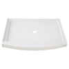 [2602ST3.011] Ovation 48x30-inch Low Threshold Shower Base- Center Drain - Arctic