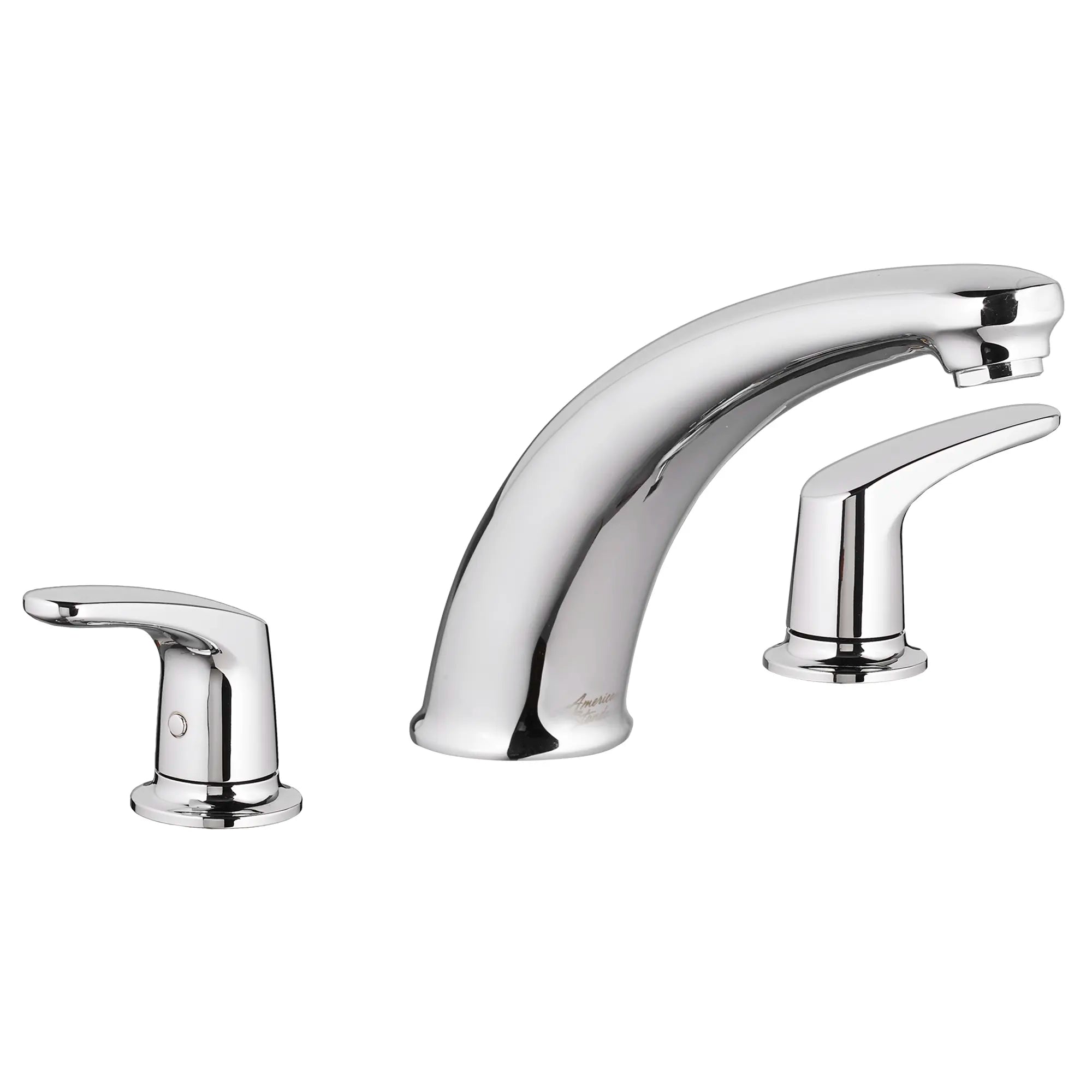 Colony® PRO Deck Mount Bathtub Faucet for Flash Rough-in Valves with Lever Handles // POLISHED CHROME // 169714_T075900002_0_CDNwebp.webp