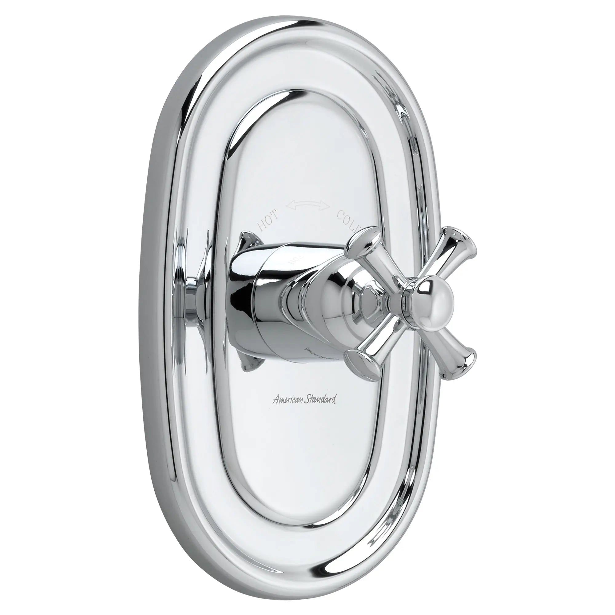 Portsmouth Single Handle Thermostatic Shower Valve Trim Kit with Cross Handle // POLISHED CHROME // 169780_P-T420732002_0_CDNwebp.webp