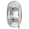 [T440740.002] Quentin® 2-Handle Thermostatic Shower Valve Trim Kit - Polished Chrome