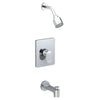 [T506502.002] Moments 2.5 GPM Tub and Shower Trim Kit with Lever Handle - Polished Chrome