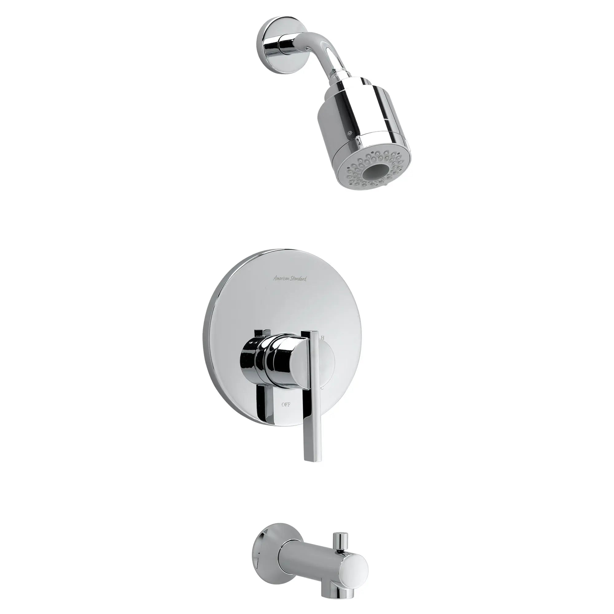 Berwick 2.0 GPM Tub and Shower Trim Kit with FloWise Showerhead and Lever Handle // POLISHED CHROME // 169833_P-T430508002_0_CDNwebp.webp