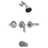 [3375502.002] Colony® Soft 2.5 gpm/9.5 L/min 3-Handle Tub and Shower Valve and Trim Kit With Lever Handles - Polished Chrome