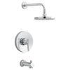 [T010502.002] Green Tea 2.5 GPM Tub and Shower Trim Kit with Rain Showerhead and Lever Handle - Polished Chrome