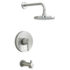 [T010502.075] Green Tea 2.5 GPM Tub and Shower Trim Kit with Rain Showerhead and Lever Handle - Polished Chrome