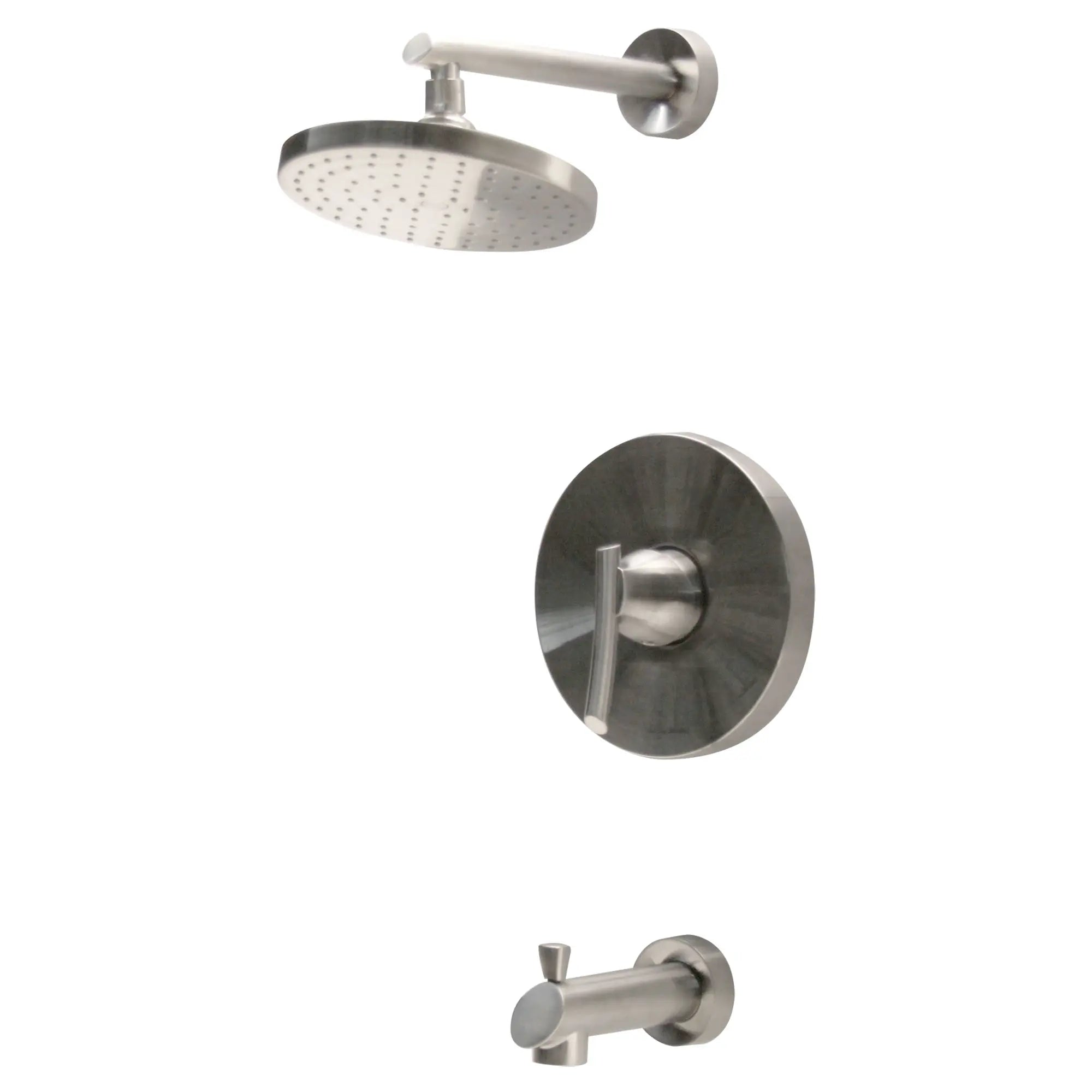 Green Tea 2.5 GPM Tub and Shower Trim Kit with Rain Showerhead and Lever Handle // STAINLESS STEEL // 169851_P-T010502075_03_0_CDNwebp.webp