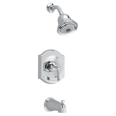 Portsmouth 2.0 GPM Tub and Shower Trim Kit with FloWise Showerhead and Lever Handle