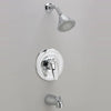 [T385502.002] Reliant 3 2.5 GPM Tub and Shower Trim Kit with Lever Handle - Polished Chrome