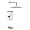 [T184502.002] Times Square 2.5 GPM Tub and Shower Trim Kit with FloWise Showerhead and Lever Handle - Polished Chrome