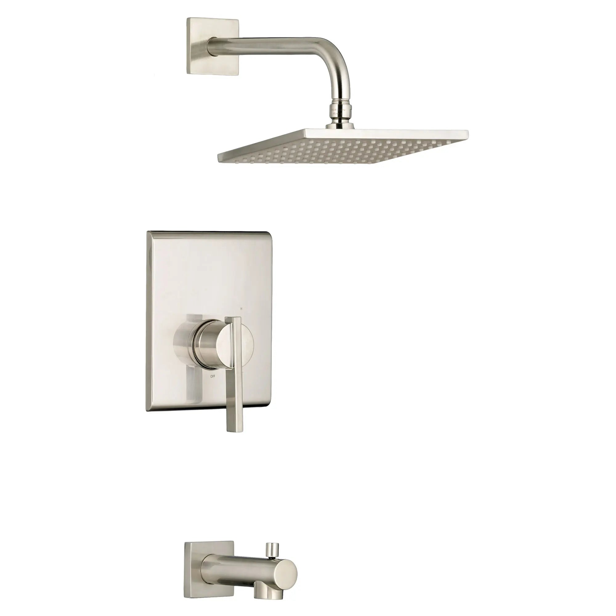Times Square 2.5 GPM Tub and Shower Trim Kit with FloWise Showerhead and Lever Handle // BRUSHED NICKEL // 169889_P-T184502295_0_CDNwebp.webp