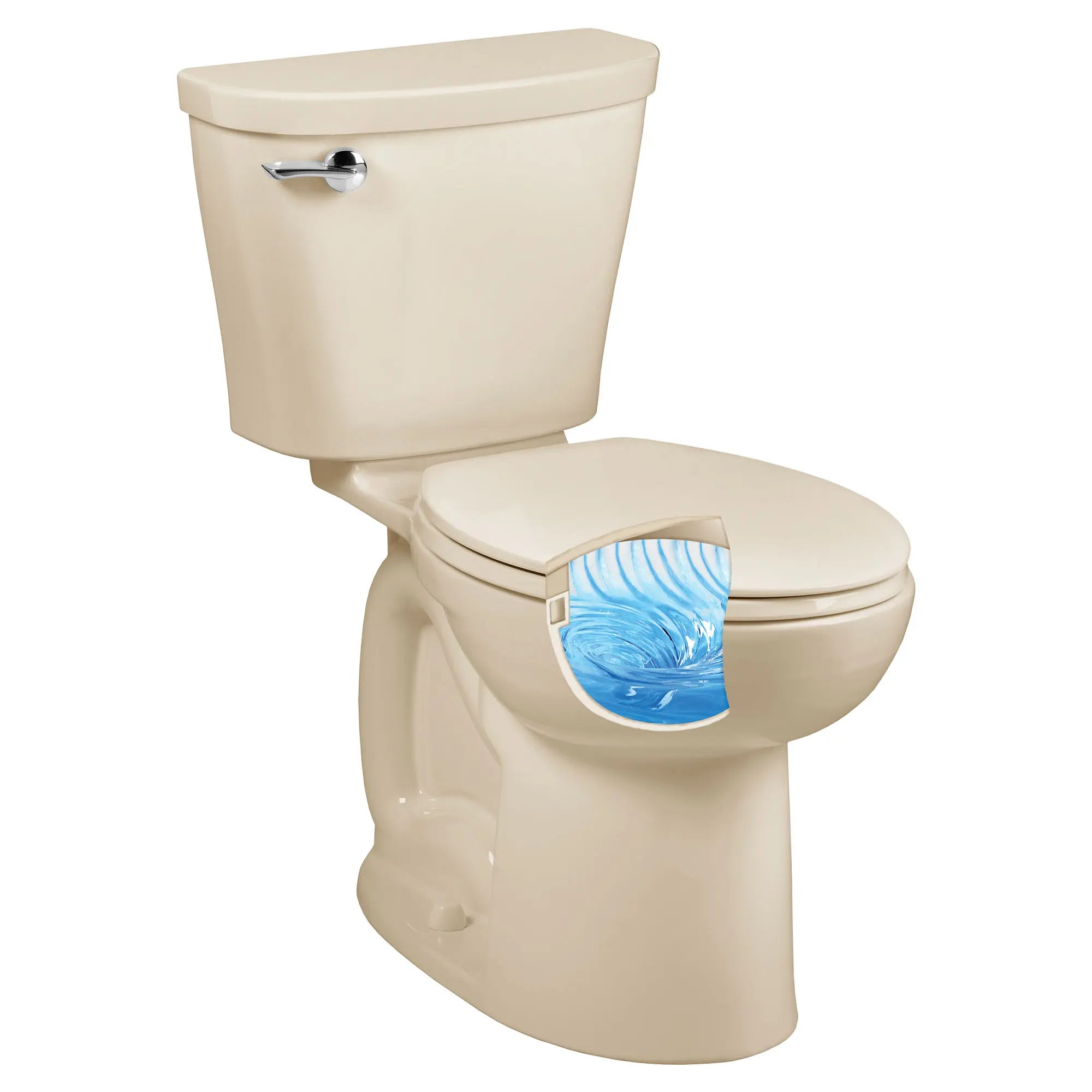 Saver 1.28 GPF/4.8 LPF Left Trip Lever 16-1/2-in. Elongated-Front Toilet with Seat // BONE // 170122_P-710FA101021_02_0_CDNwebp.webp