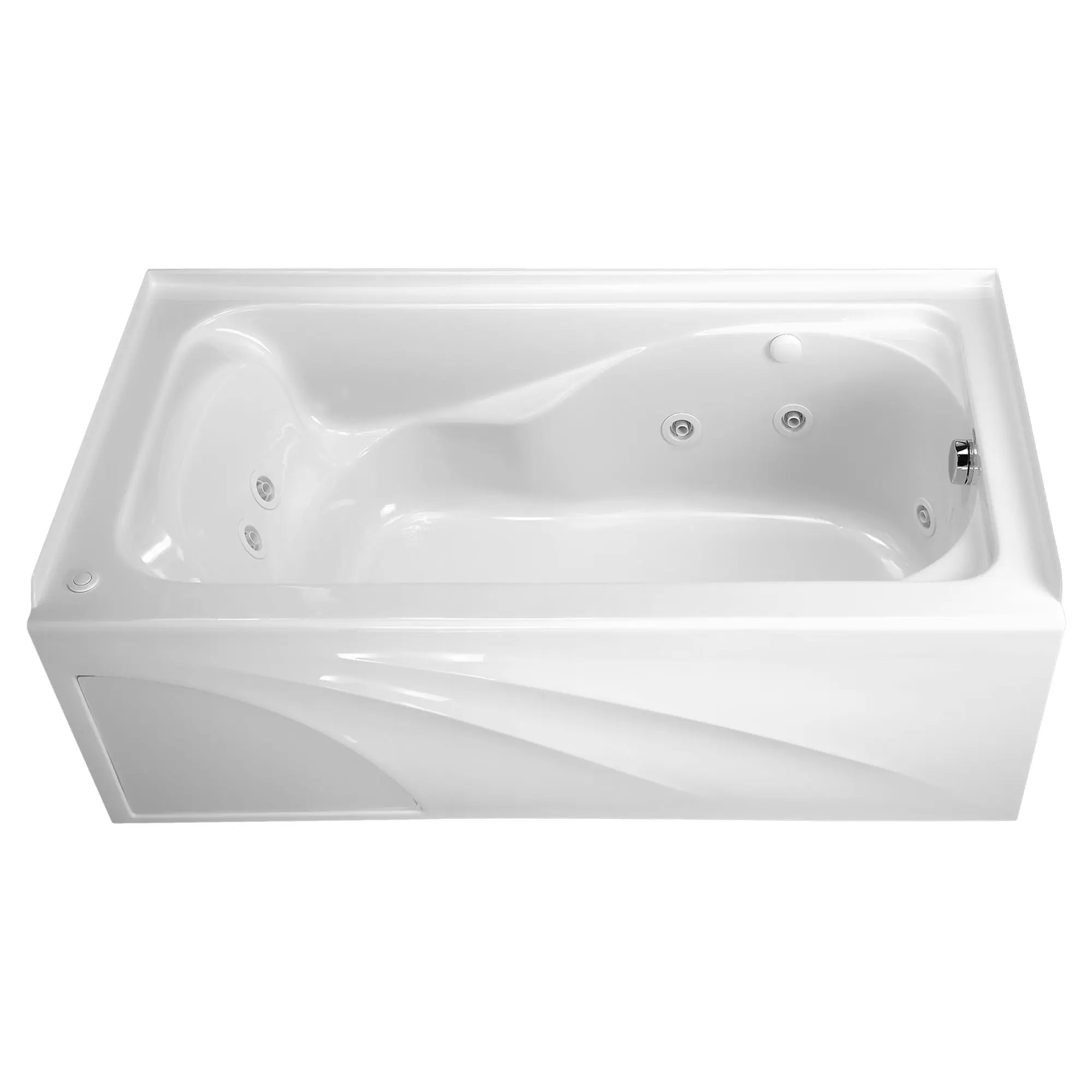 Cadet® 60 x 32-Inch Integral Apron Bathtub Right-Hand Outlet With EverClean® Hydromassage System // WHITE // 170161_P-2776118WC020_0_CDNwebp.webp