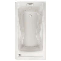 [2425L102.020] EverClean 60x32-Inch Integral Apron Deep Soak Bathtub with Right-Hand Outlet - White