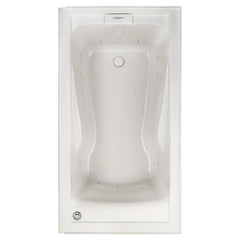[2425L102.020] EverClean 60x32-Inch Integral Apron Deep Soak Bathtub with Right-Hand Outlet - White