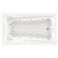 [3575048WC.020] Green Tea® 72 x 42-Inch Drop-In Bathtub With EcoSilent® EverClean® Hydromassage System - Arctic