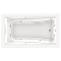 [3575048WC.020] Green Tea® 72 x 42-Inch Drop-In Bathtub With EcoSilent® EverClean® Hydromassage System - Arctic